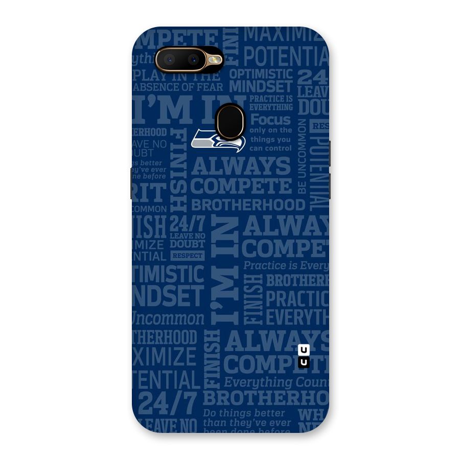 Optimistic Blue Back Case for Oppo A5s