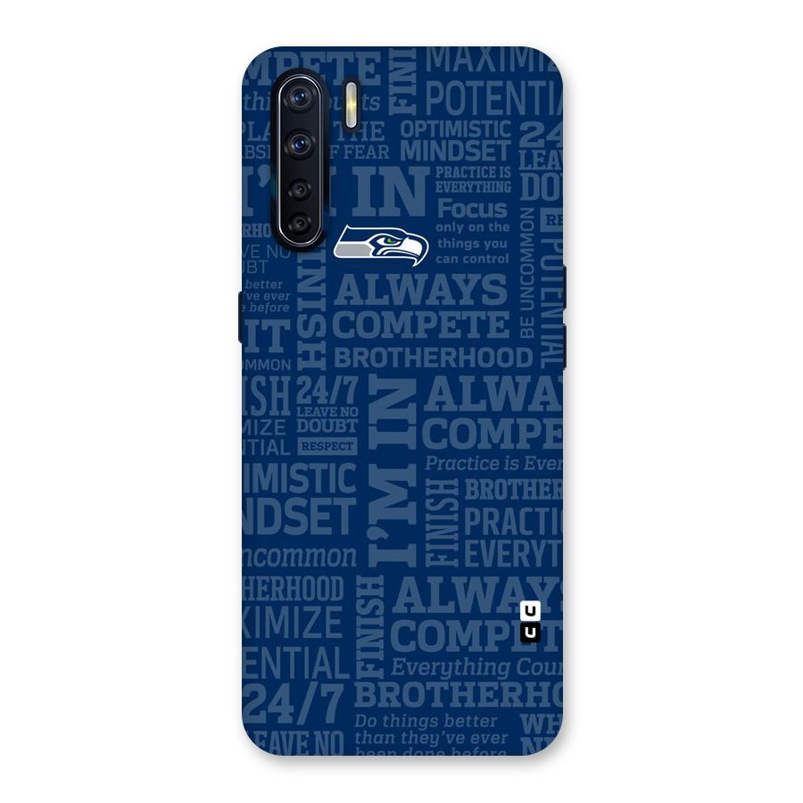 Optimistic Blue Back Case for Oppo F15