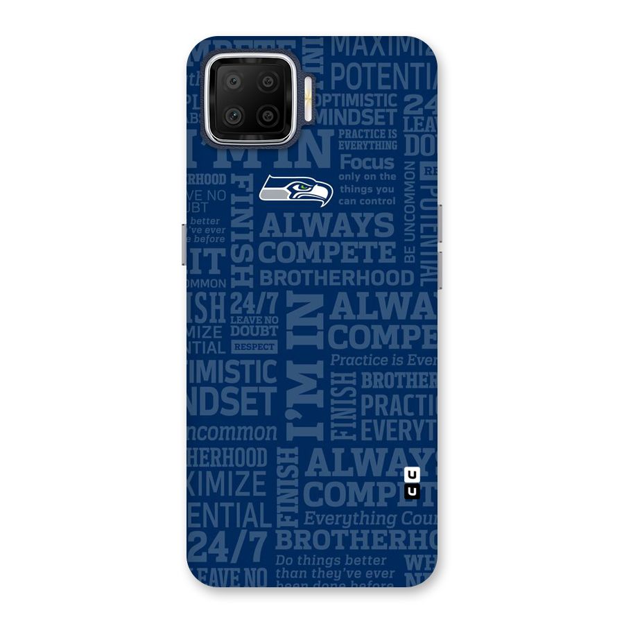 Optimistic Blue Back Case for Oppo F17