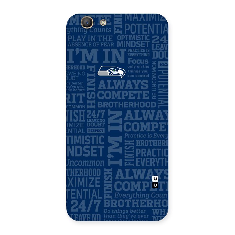 Optimistic Blue Back Case for Oppo F1s