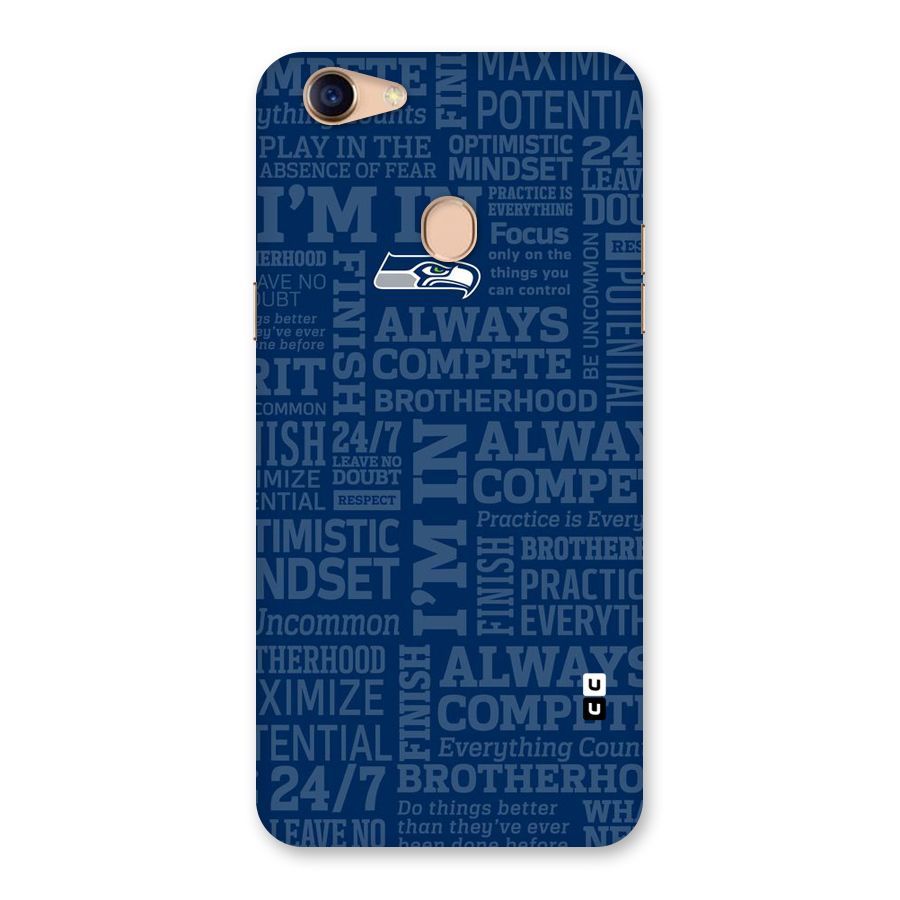 Optimistic Blue Back Case for Oppo F5