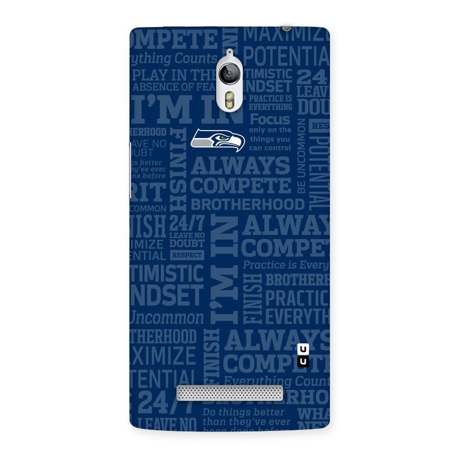 Optimistic Blue Back Case for Oppo Find 7