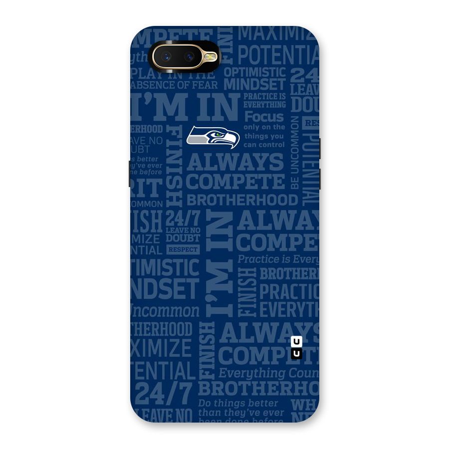 Optimistic Blue Back Case for Oppo K1