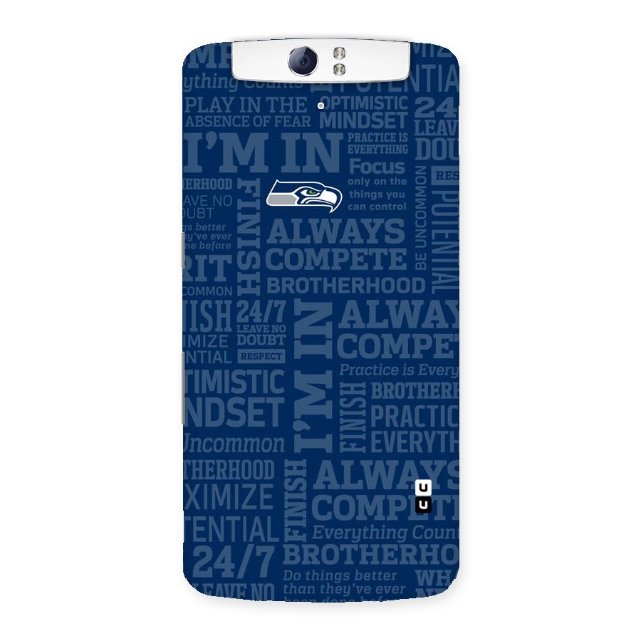 Optimistic Blue Back Case for Oppo N1