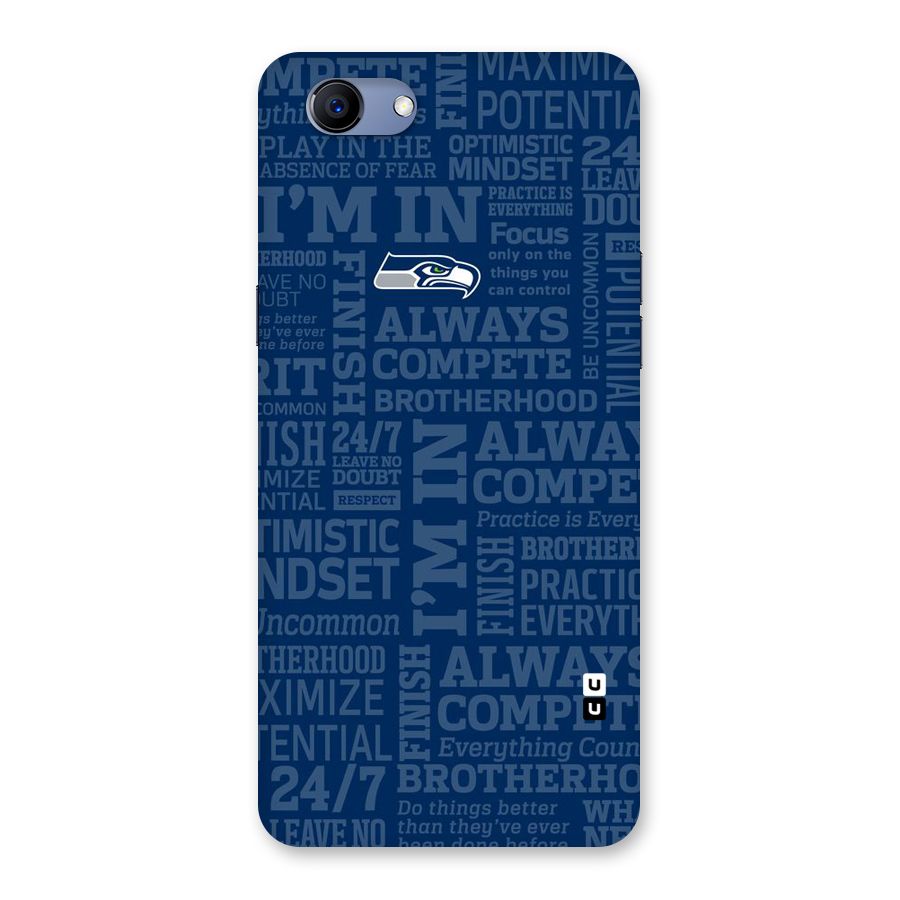 Optimistic Blue Back Case for Oppo Realme 1