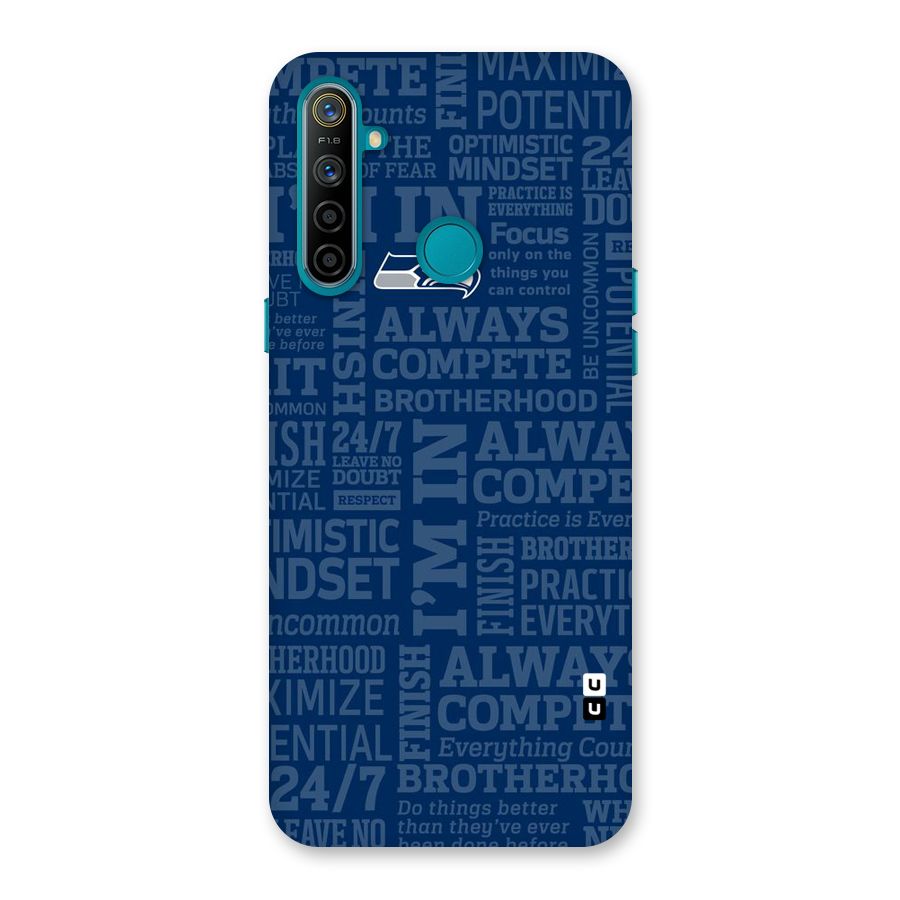Optimistic Blue Back Case for Realme 5i
