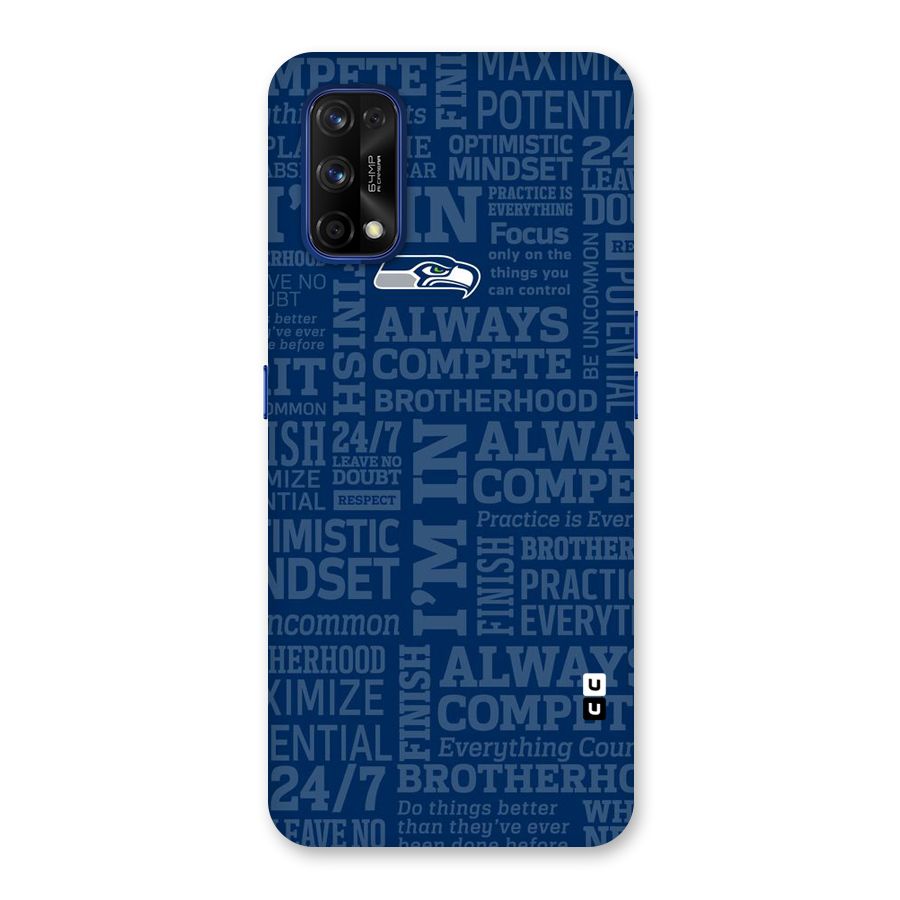 Optimistic Blue Back Case for Realme 7 Pro