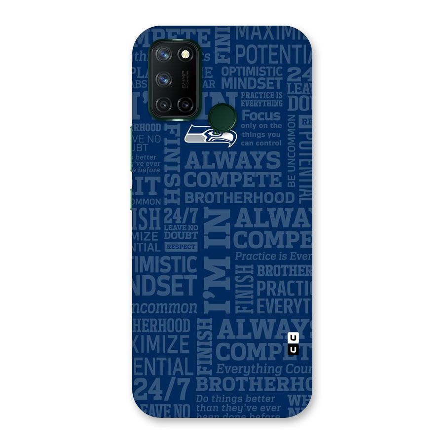 Optimistic Blue Back Case for Realme 7i