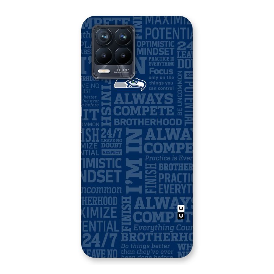 Optimistic Blue Back Case for Realme 8 Pro