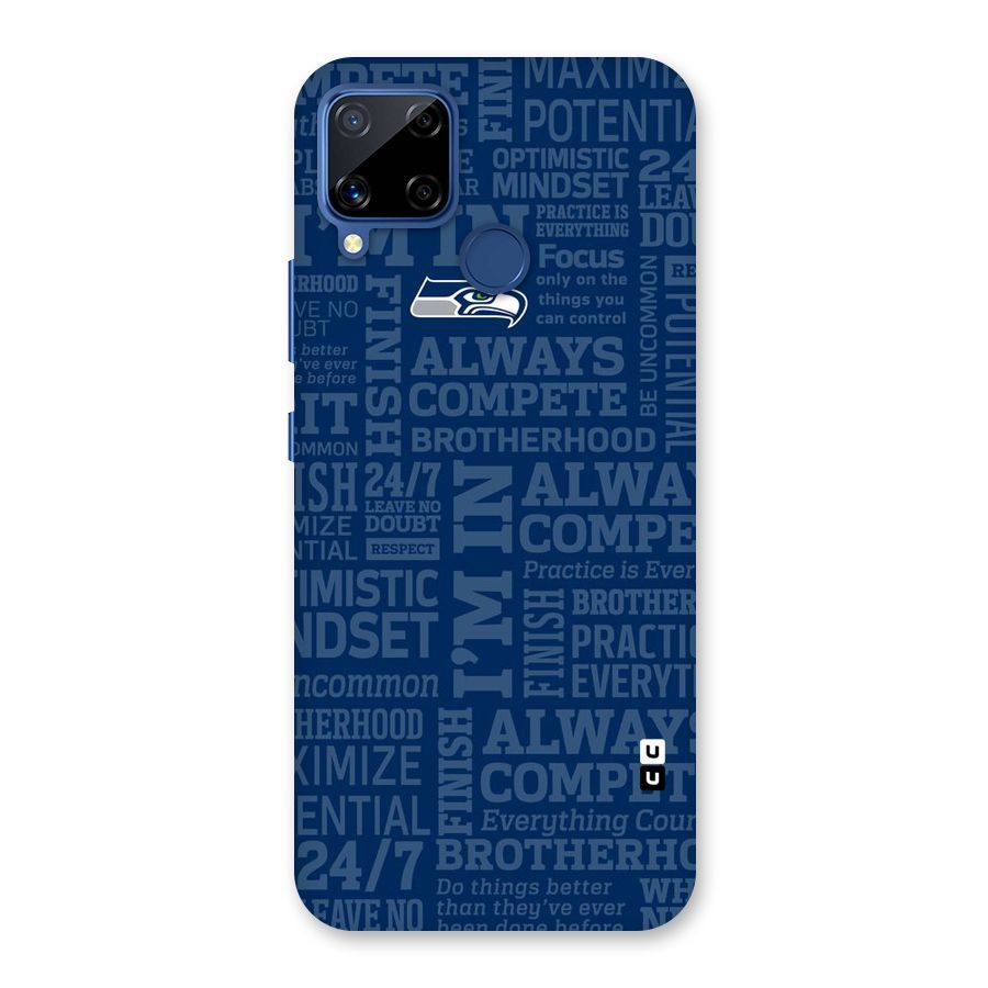 Optimistic Blue Back Case for Realme C15