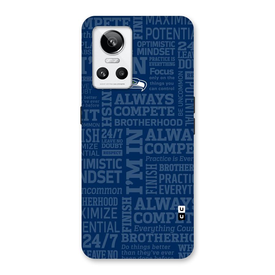 Optimistic Blue Back Case for Realme GT Neo 3