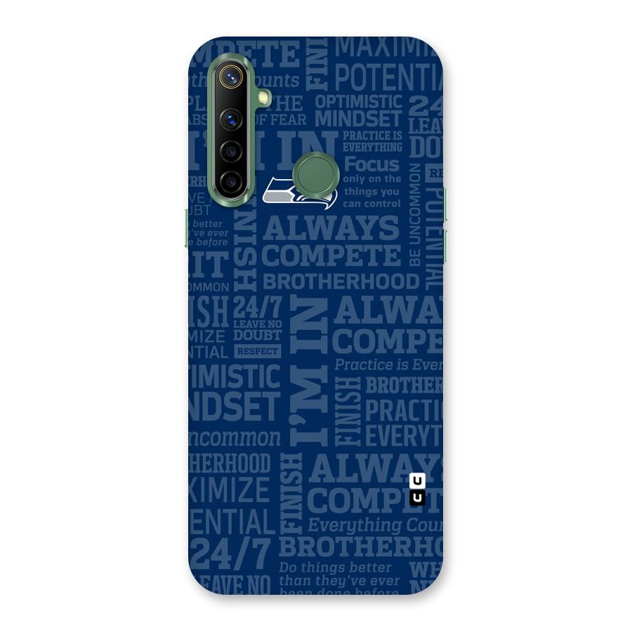 Optimistic Blue Back Case for Realme Narzo 10