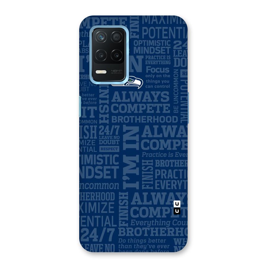 Optimistic Blue Back Case for Realme Narzo 30 5G