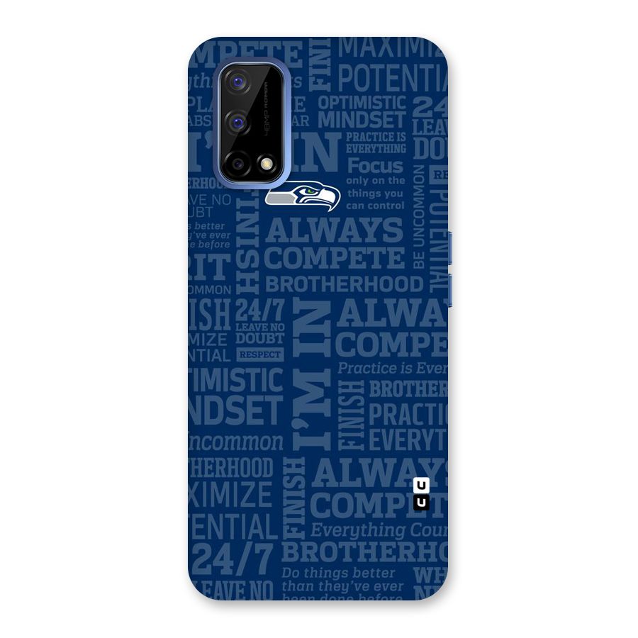 Optimistic Blue Back Case for Realme Narzo 30 Pro