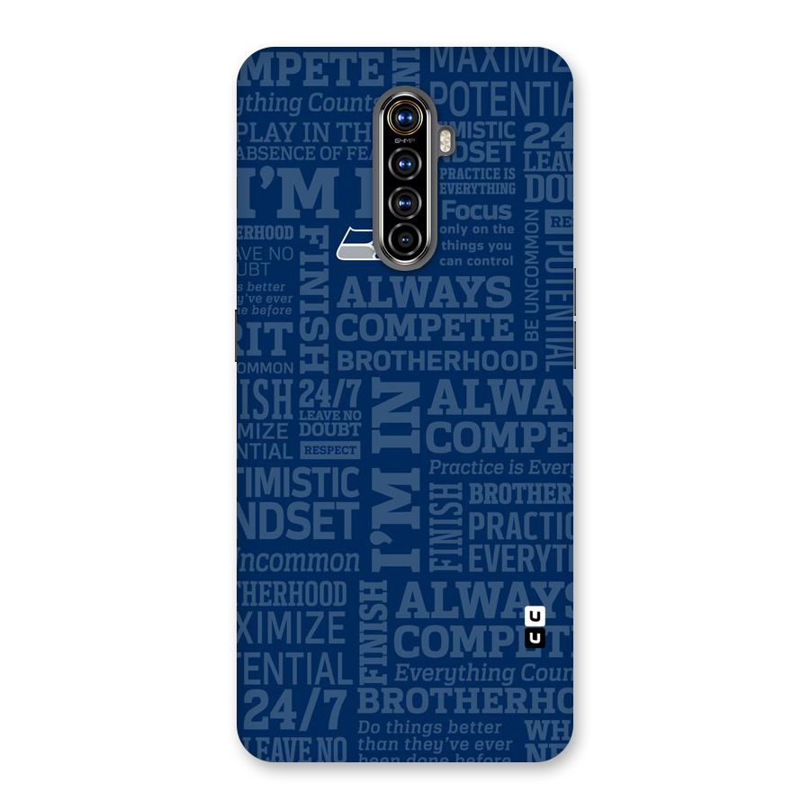 Optimistic Blue Back Case for Realme X2 Pro