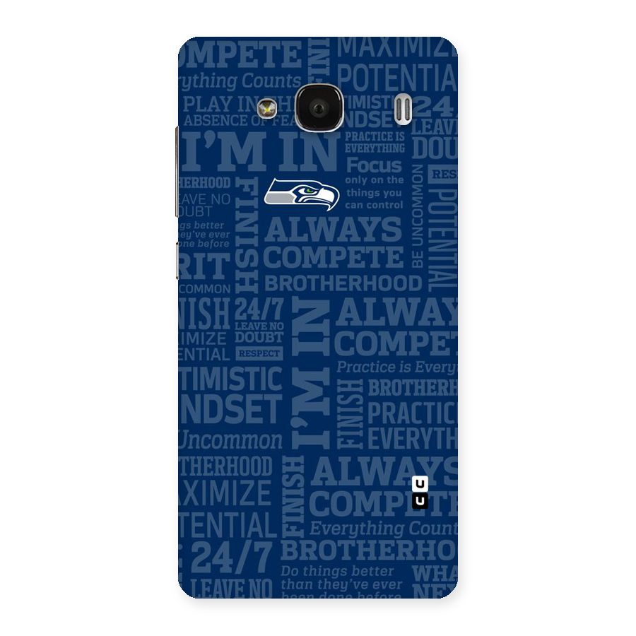 Optimistic Blue Back Case for Redmi 2s