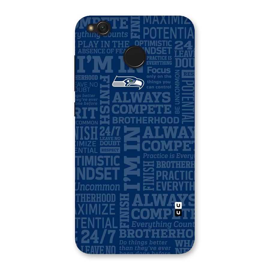 Optimistic Blue Back Case for Redmi 4