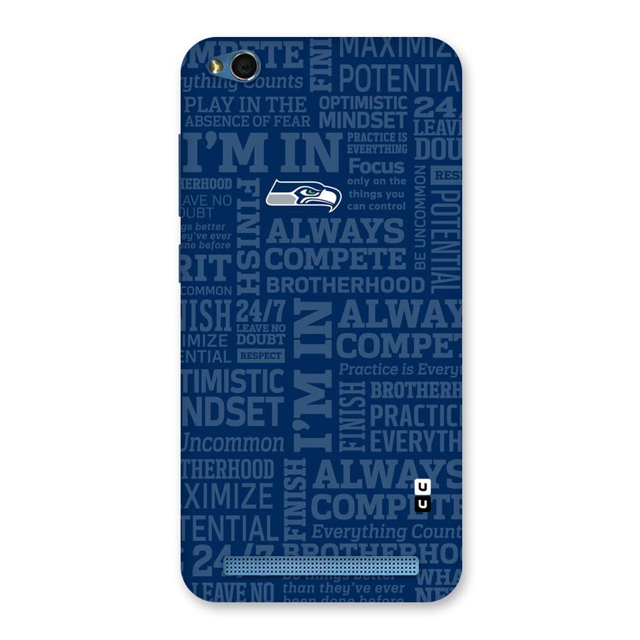 Optimistic Blue Back Case for Redmi 5A