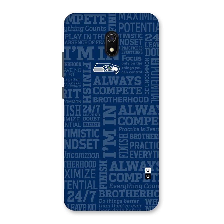 Optimistic Blue Back Case for Redmi 8A