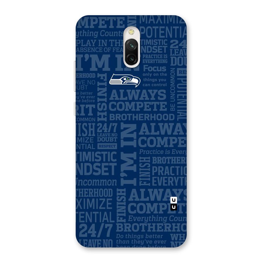 Optimistic Blue Back Case for Redmi 8A Dual