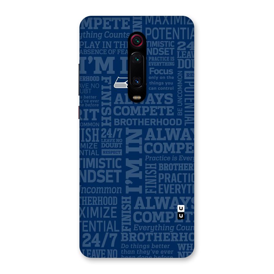 Optimistic Blue Back Case for Redmi K20