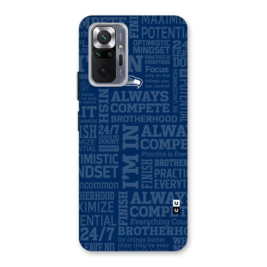 Optimistic Blue Back Case for Redmi Note 10 Pro