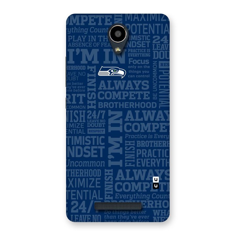 Optimistic Blue Back Case for Redmi Note 2