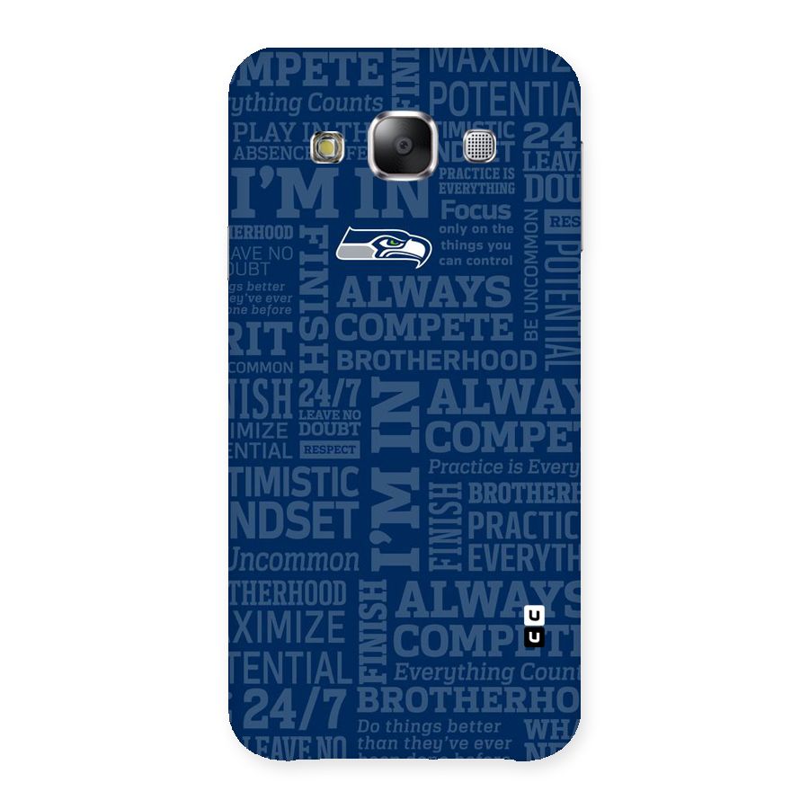 Optimistic Blue Back Case for Samsung Galaxy E5