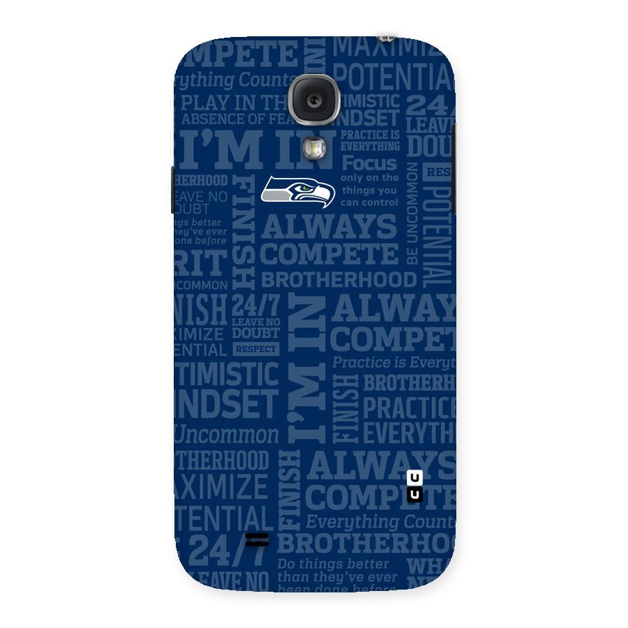 Optimistic Blue Back Case for Samsung Galaxy S4