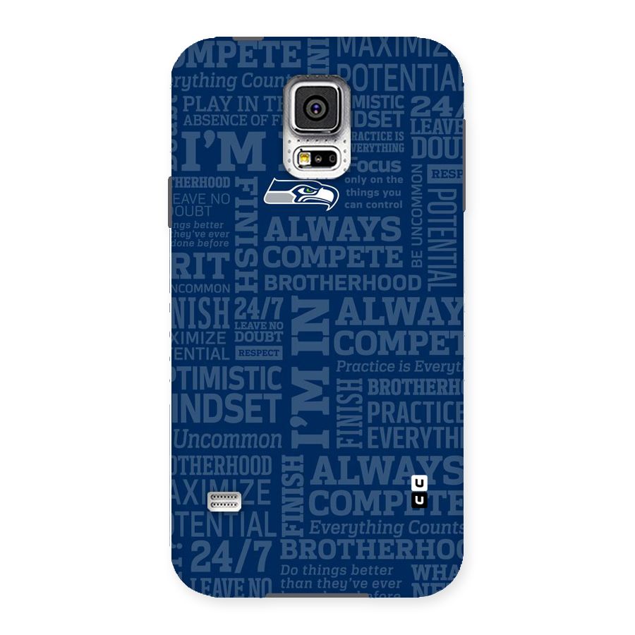Optimistic Blue Back Case for Samsung Galaxy S5