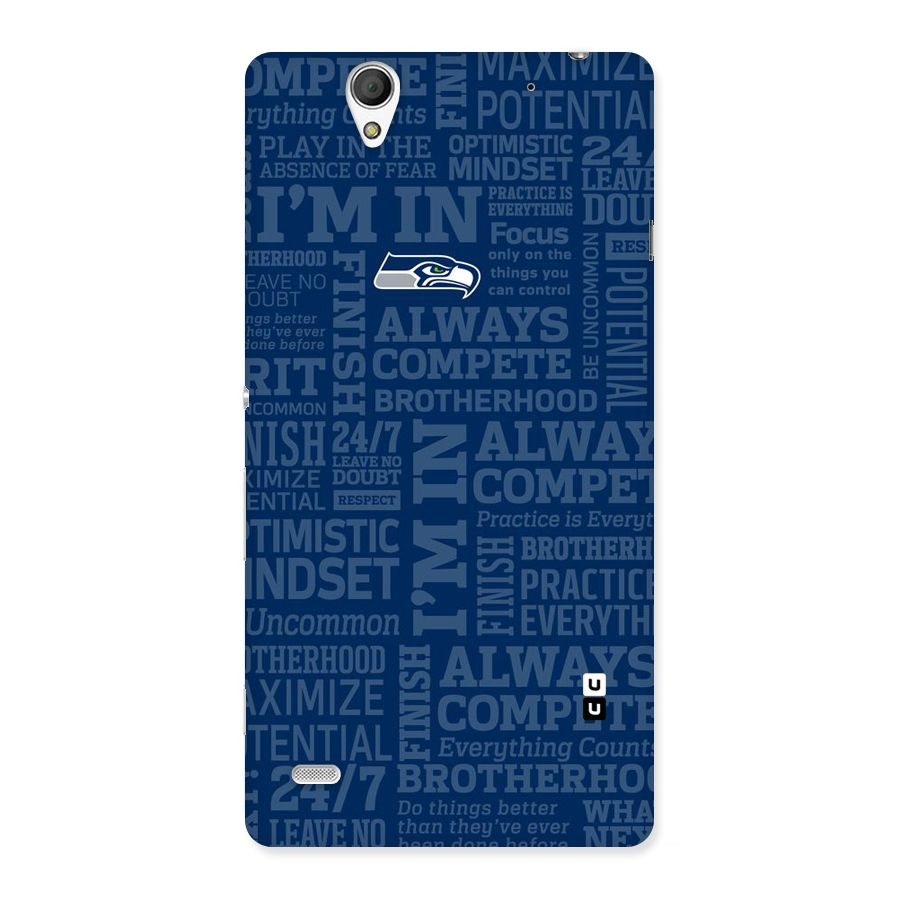 Optimistic Blue Back Case for Sony Xperia C4