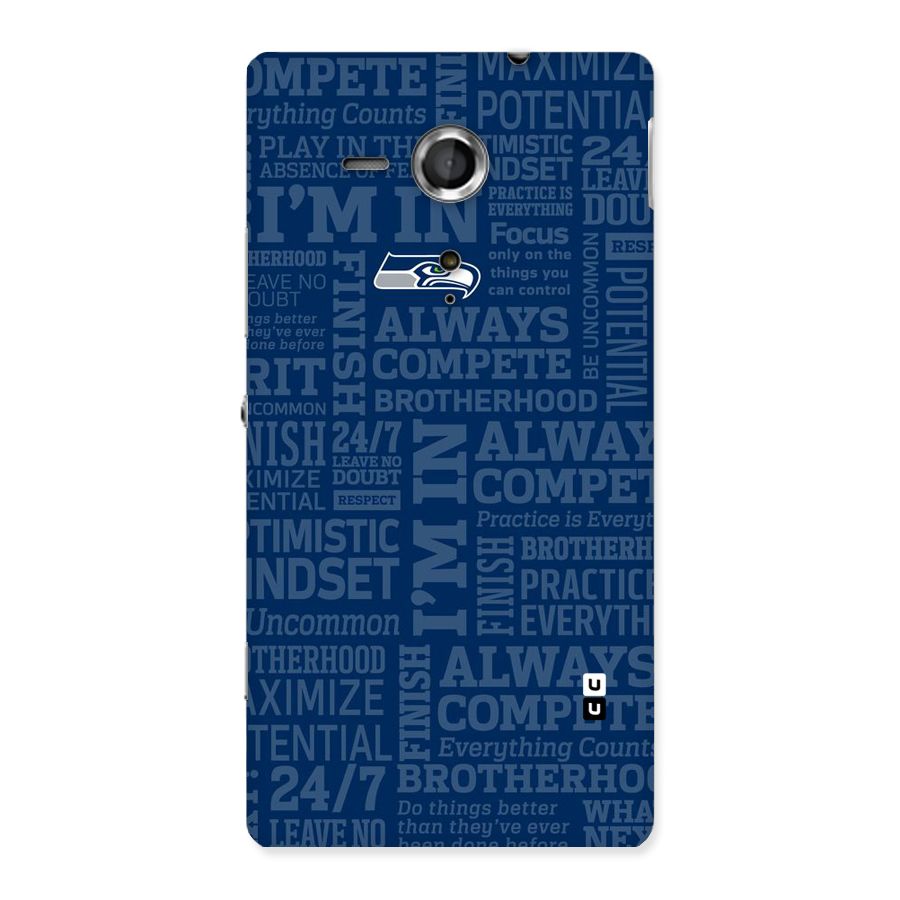 Optimistic Blue Back Case for Sony Xperia SP
