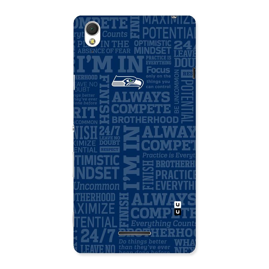 Optimistic Blue Back Case for Sony Xperia T3