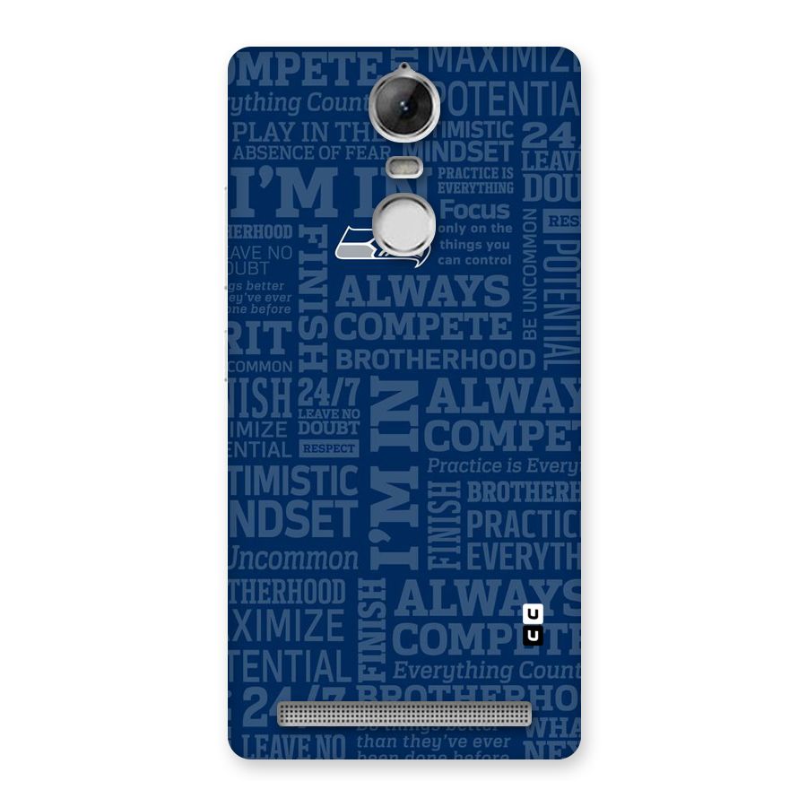 Optimistic Blue Back Case for Vibe K5 Note