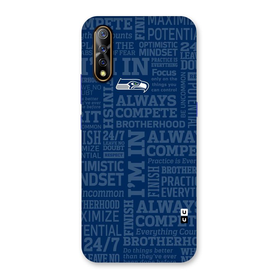 Optimistic Blue Back Case for Vivo S1
