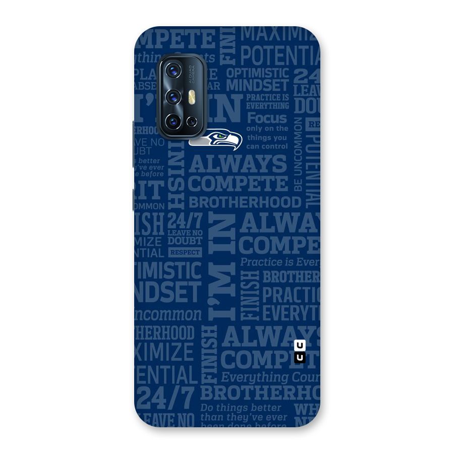 Optimistic Blue Back Case for Vivo V17
