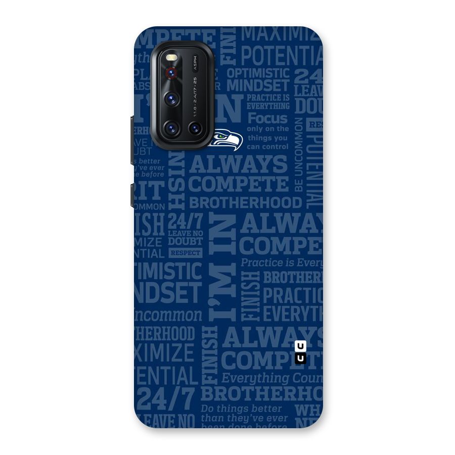 Optimistic Blue Back Case for Vivo V19
