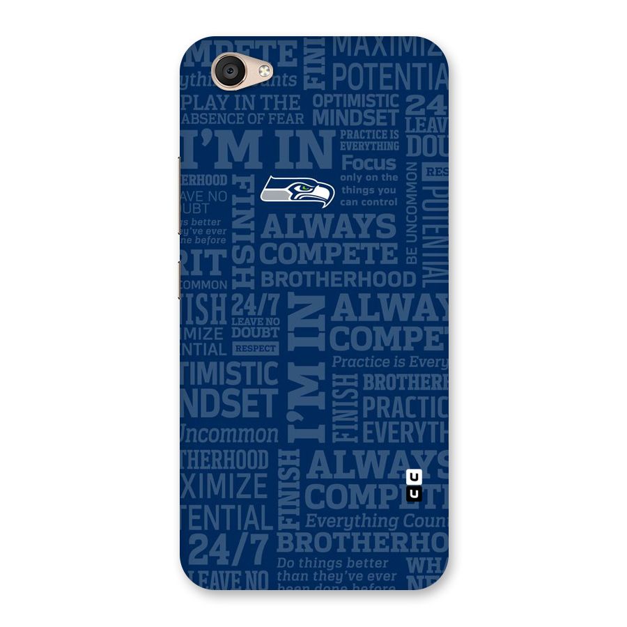 Optimistic Blue Back Case for Vivo V5 Plus