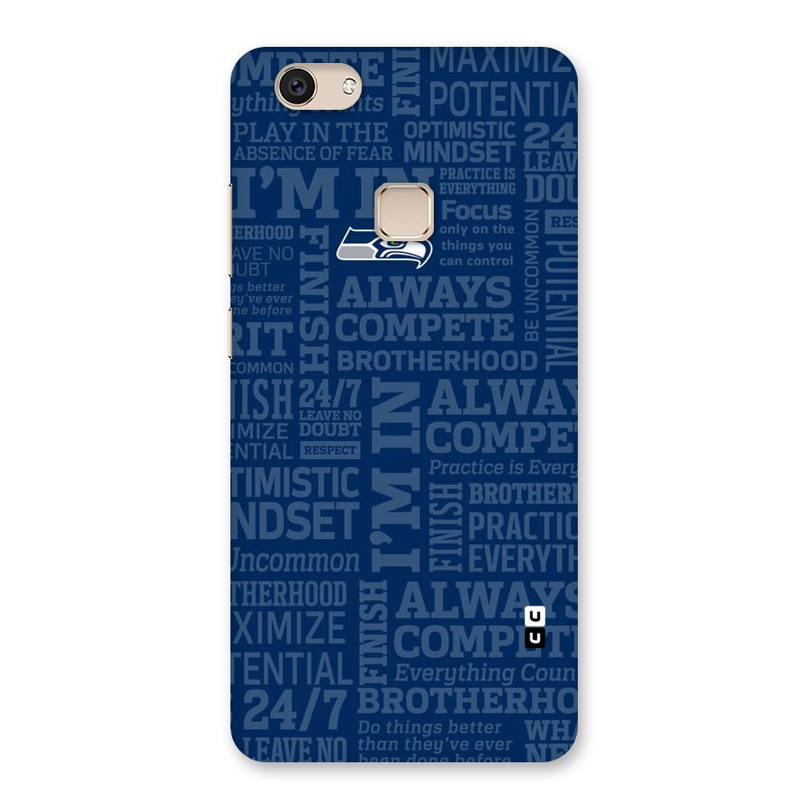 Optimistic Blue Back Case for Vivo V7
