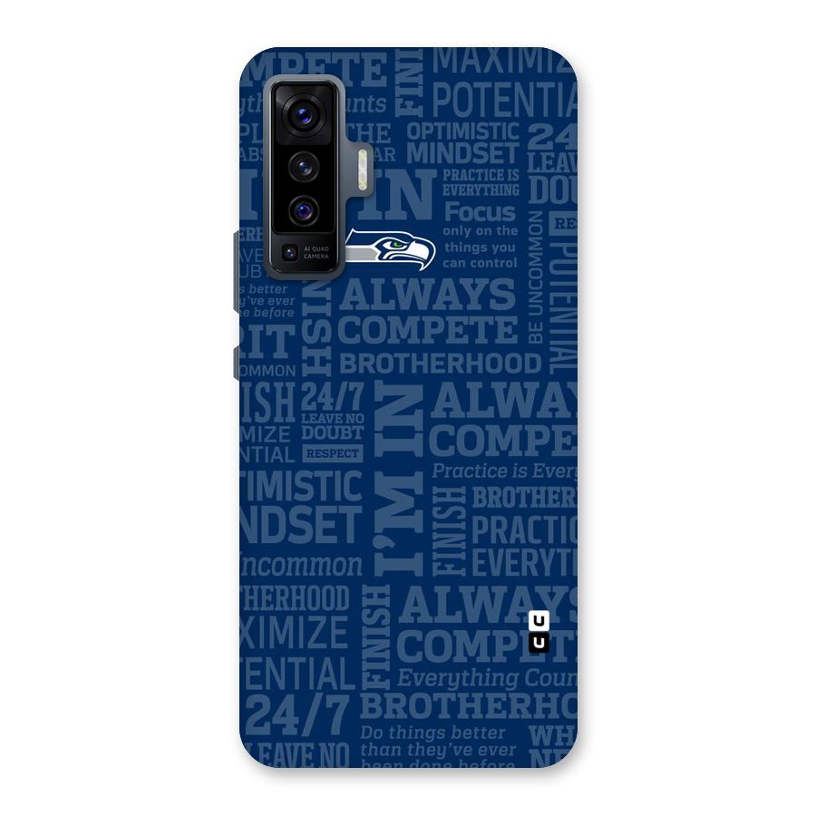 Optimistic Blue Back Case for Vivo X50