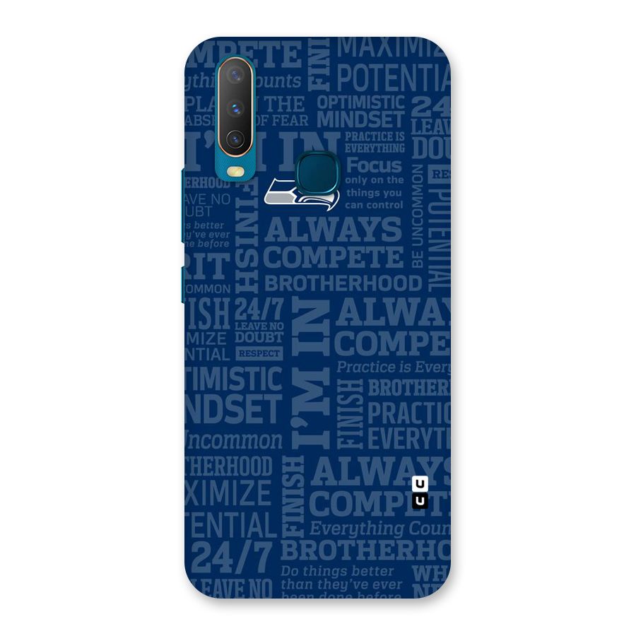 Optimistic Blue Back Case for Vivo Y11
