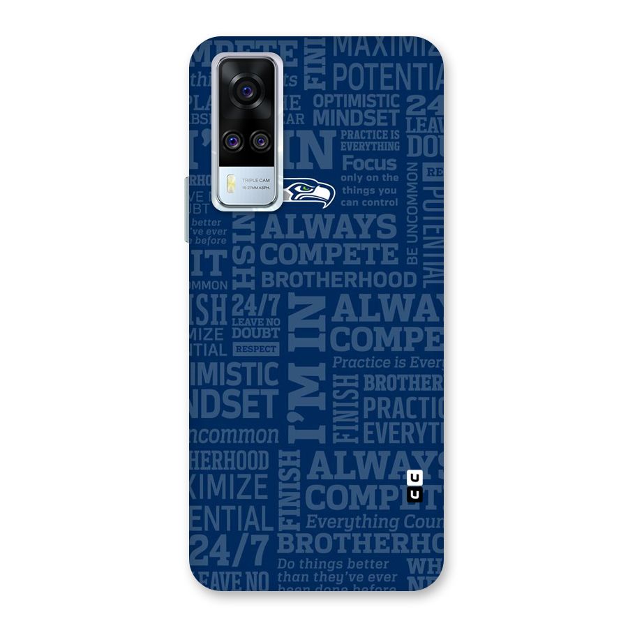 Optimistic Blue Back Case for Vivo Y51A