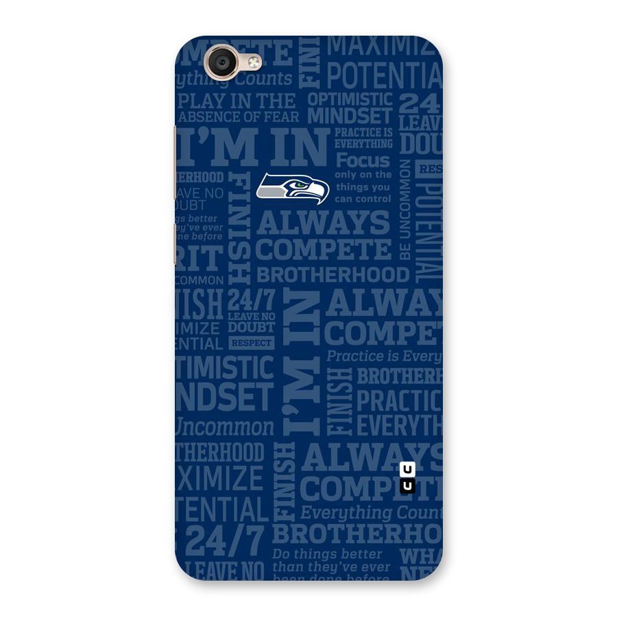 Optimistic Blue Back Case for Vivo Y55