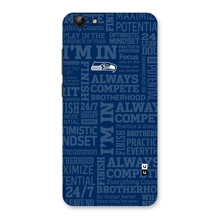 Optimistic Blue Back Case for Vivo Y69