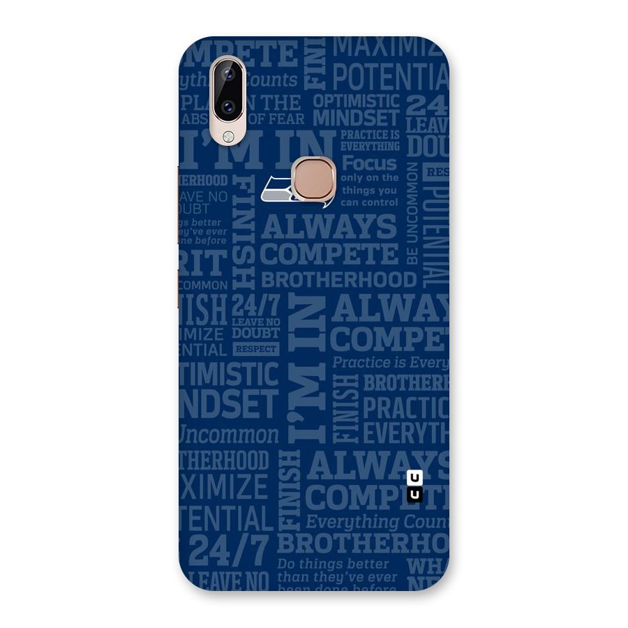 Optimistic Blue Back Case for Vivo Y83 Pro