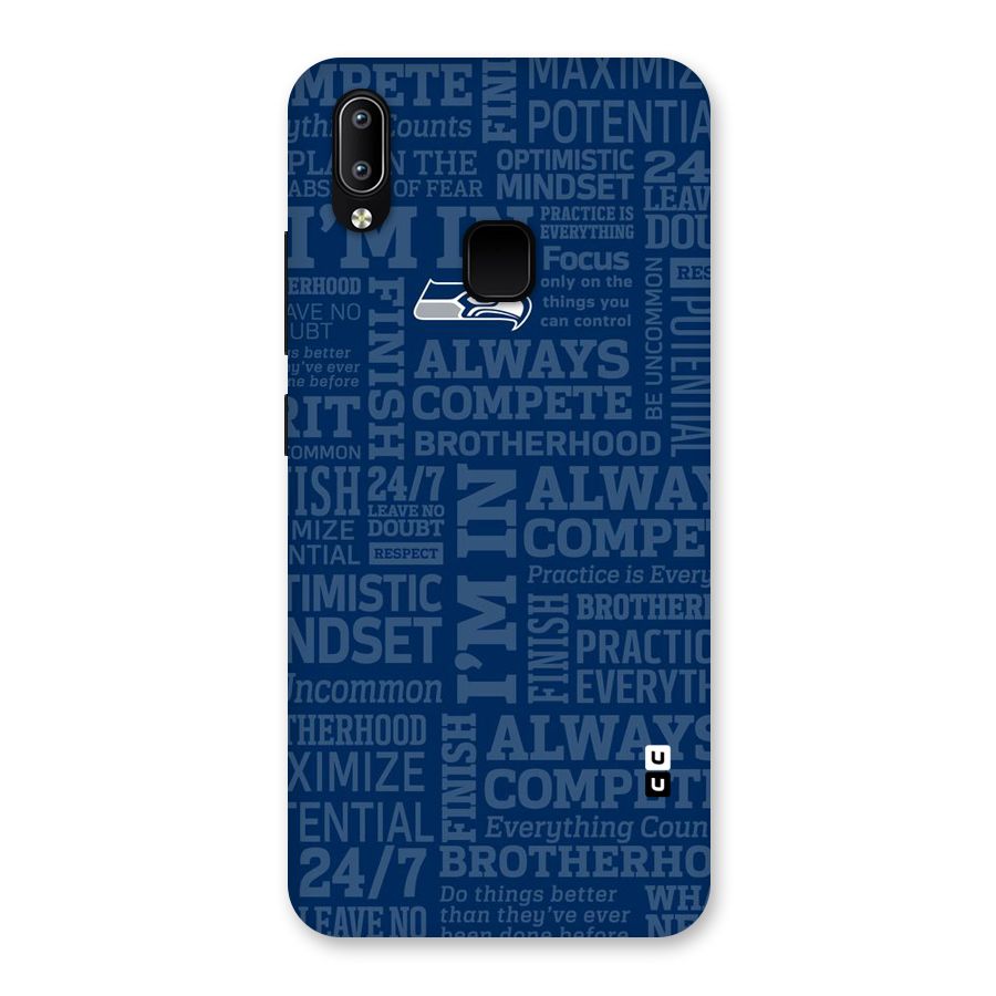 Optimistic Blue Back Case for Vivo Y93