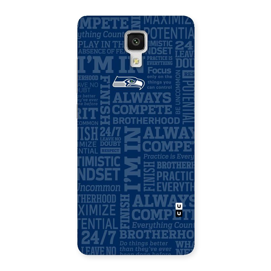 Optimistic Blue Back Case for Xiaomi Mi 4