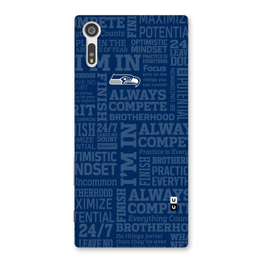 Optimistic Blue Back Case for Xperia XZ