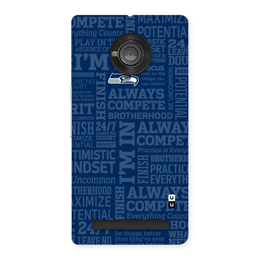 Optimistic Blue Back Case for Yu Yunique