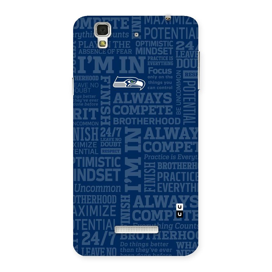 Optimistic Blue Back Case for Yu Yureka